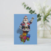 UK Santa Claus Feiertagspostkarte (Stehend Vorderseite)