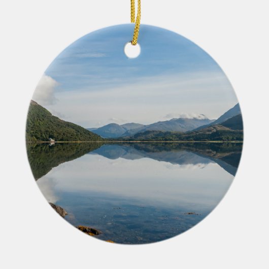 UK, Schottland - Loch Creran Keramik Ornament (Vorne)