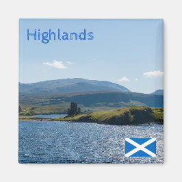 UK, Schottland - Ruiniertes Schloss Magnet