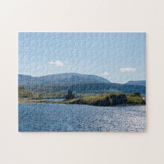 UK, Schottland - Ruiniertes Schloss Puzzle (Horizontal)