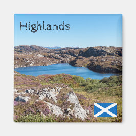 UK, Schottland - schottische Hochlandlandlandschaf Magnet