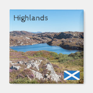 UK, Schottland - schottische Hochlandlandlandschaf Magnet