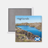UK, Schottland - schottische Hochlandlandlandschaf Magnet (Vorderseite/Rückseite)