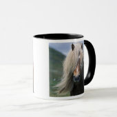 UK, Schottland, Shetland Islands, Shetland Pony Tasse (VorderseiteRechts)