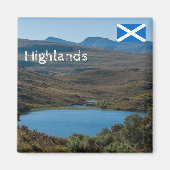 UK, Schottland - Typische Highlands Landschaft Magnet (Vorne)