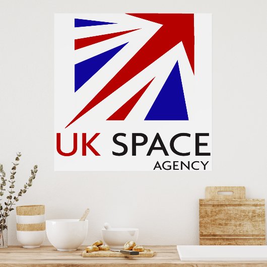 UK Space Agency Poster (Küche)