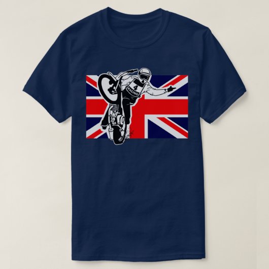 UK Speedway Motorcycle RacingTShirt  T-Shirt (Design vorne)