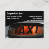 UK Taxi Business Cards Visitenkarte (Vorderseite)