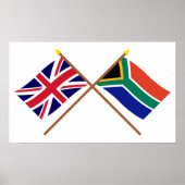 UK und Südafrika überfahren Poster (Vorne)