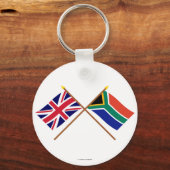 UK und Südafrika überfahren Schlüsselanhänger (Vorderseite)