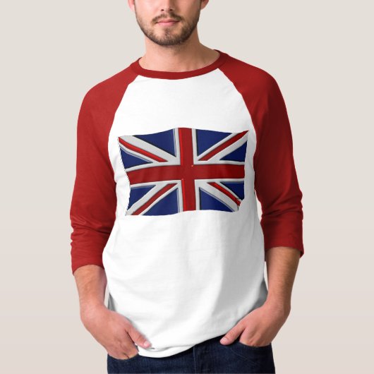UK UNION JACK BRITISH FLAG Patriotisches Shirt (Vorderseite)