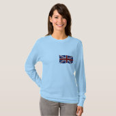 UK UNION JACK BRITISH FLAG Patriotisches Shirt (Vorne ganz)