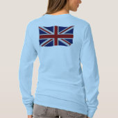 UK UNION JACK BRITISH FLAG Patriotisches Shirt (Rückseite)