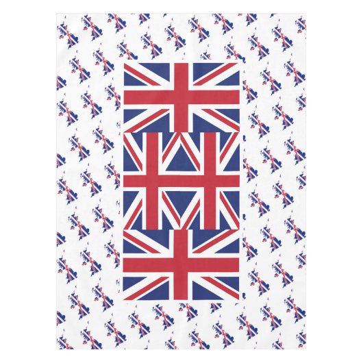UK UNION JACK British Patriotic Tischdecke (Vorderseite)