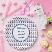 UK UNION JACK Custom Fügen Sie Ihren Text Patrioti Pappteller (Party)