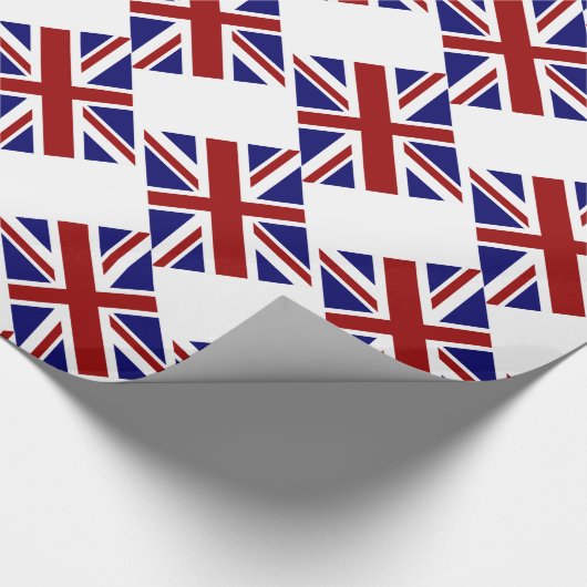 UK Union Jack Flag Diagonal Geschenkpapier (Ecke)