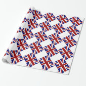 UK Union Jack Flag Diagonal Geschenkpapier (Ungerollt)