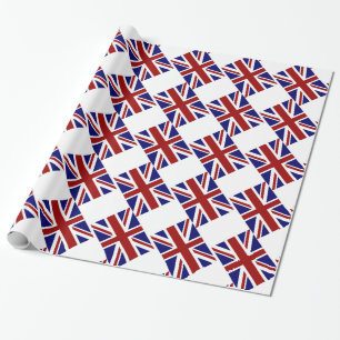 UK Union Jack Flag Diagonal Geschenkpapier