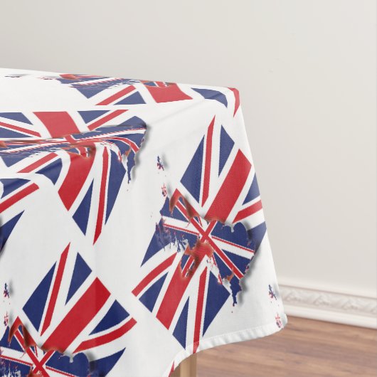 UK UNION JACK FLAG MAP Stylish Patriotic Tischdecke (Beispiel)