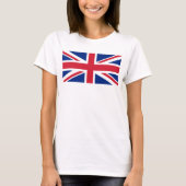 UK Union Jack flagge 1:2 T-Shirt (Vorderseite)