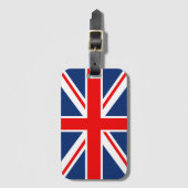 UK-Union-Jack-Flagge Gepäckanhänger (Vorderseite Vertikal)