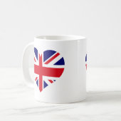 UK Union Jack Kaffeetasse (Vorderseite Links)