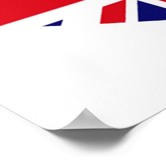 UK Union Jack Poster (Ecke)