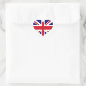 UK Union Jack Runder Aufkleber (Tasche)