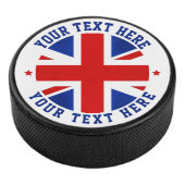 UK United Flag London Großbritannien Eishockey Puck (3/4)