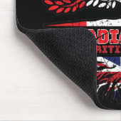 Uk United Kingdom British Canadian Canada Tree Mousepad (Ecke)