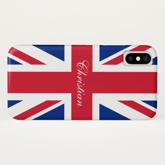 UK Vereinigtes Königreich Britische Flaggenunion J Case-Mate iPhone Hülle (Rückseite (Horizontal))