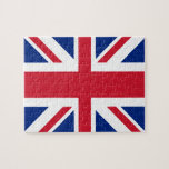 UK Vereinigtes Königreich Jack Flag Puzzle<br><div class="desc">UK Vereinigtes Königreich Jack Flag Design .. patriotische britische Produkte aus Ricaso</div>