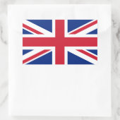 UK Vereinigtes Königreich Jack Flag Rechteckiger Aufkleber (Tasche)