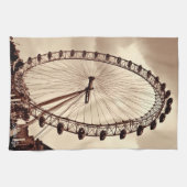 (UK) Vintage London Eye Geschirrtuch (Horizontal)