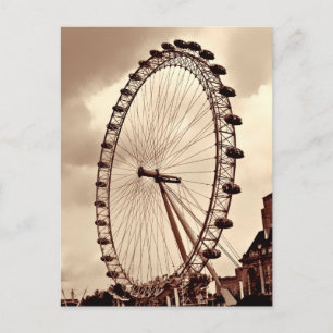 (UK) Vintage London Eye Postkarte