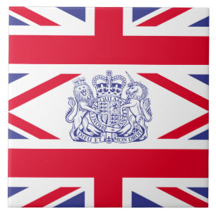 UK-Wappen Fliese