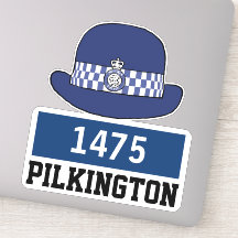 UK Women Police Constable Hat mit Name & Nummer
