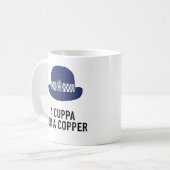 UK Women Police Hat - Cuppa for a Copper Kaffeetasse (Vorderseite Links)