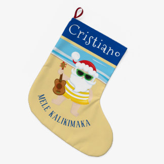 Ukalale Weihnachtsmann benutzerdefinierter Weihnac Großer Weihnachtsstrumpf