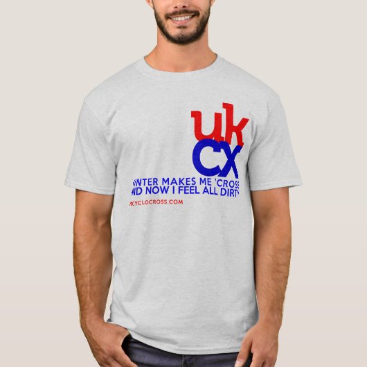UKCyclocross - ich fühle mich schmutzig T-Shirt (Vorderseite)