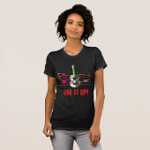 Uke es OBEN mit musikalischen Anmerkungen! T-Shirt (Vorne ganz)
