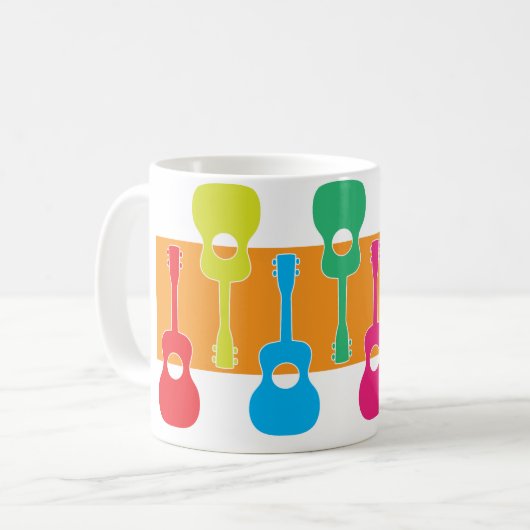 Uke Grafik Kaffeetasse (Vorderseite Links)