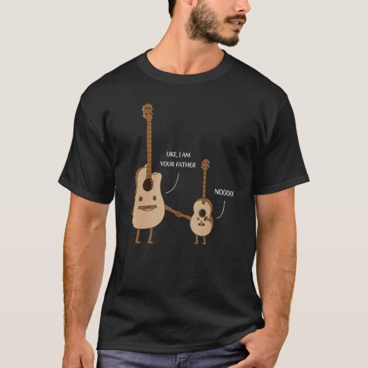 Uke I Am Your Father Ukulele Guitar Music T-Shirt (Vorderseite)