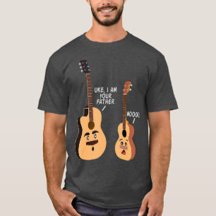 Uke I Be Your Father Funny Guitar und Ukulele T-Shirt