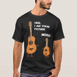 Uke I Be Your Vater, Funny Ukulele Gitarre Musik G T-Shirt