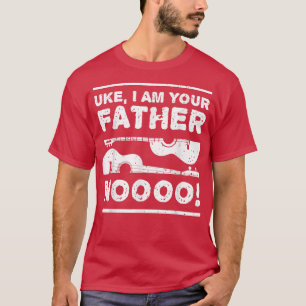 Uke I Be Your Vater Ukulele Gitarre Musik3084 T-Shirt