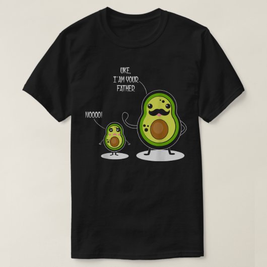 Uke I bin dein Vater Funny Avocado VaterSon Avoca T-Shirt (Design vorne)
