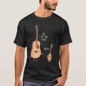 Uke I bin dein Vater Gitarre T-Shirt (Vorderseite)