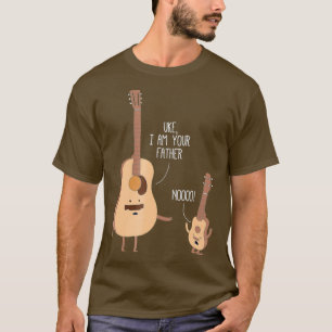 Uke I Bin Dein Vater T Shirt Ukulele Guitar