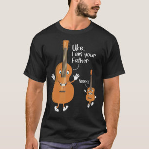 Uke I bin dein Vater Ukulele Gitarreninstrument UK T-Shirt